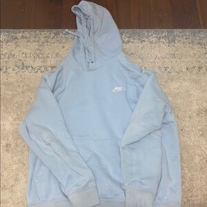 Nike Sky Blue Pullover Hoodie